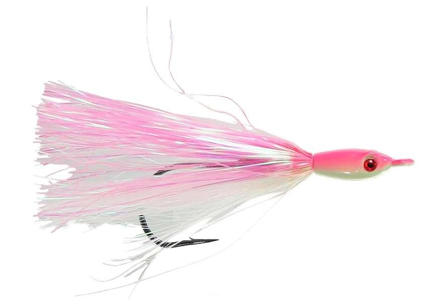 JIGGING WORLD Fluke Candy V2 Teasers - Bucktail - Pink Shine