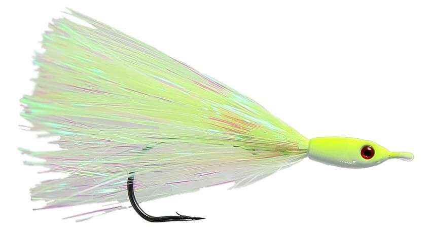 JIGGING WORLD Fluke Candy V2 Teasers - Mylar - Chartreuse