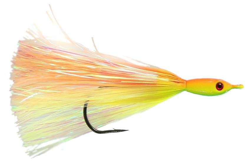 JIGGING WORLD Fluke Candy V2 Teasers - Mylar - Fire Tiger