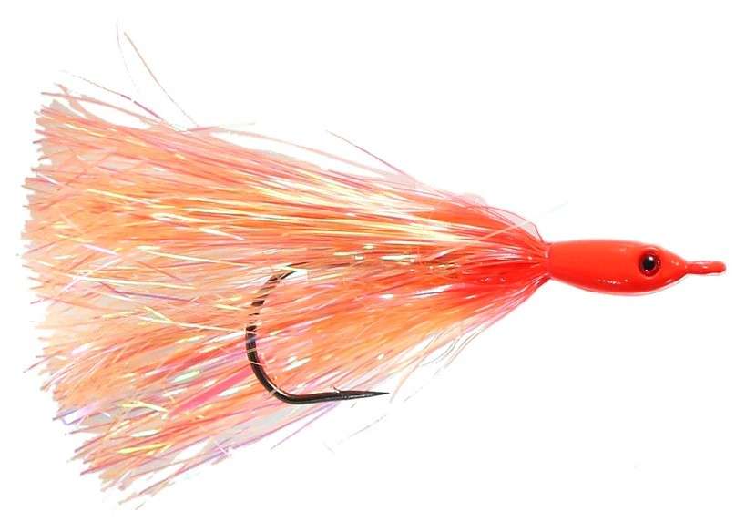 JIGGING WORLD Fluke Candy V2 Teasers - Mylar - Salmon Red