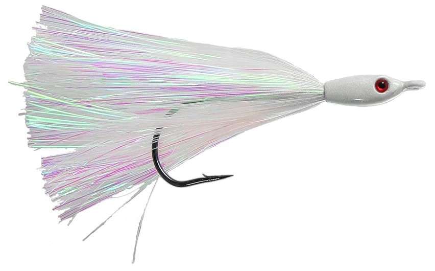 JIGGING WORLD Fluke Candy V2 Teasers - Mylar - White