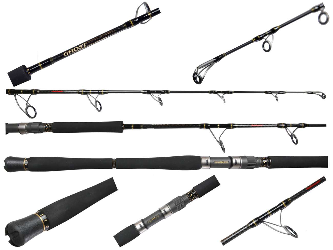 JIGGING WORLD Ghost Hunter Jigging Spinning Rod - JW-GHJ-S250