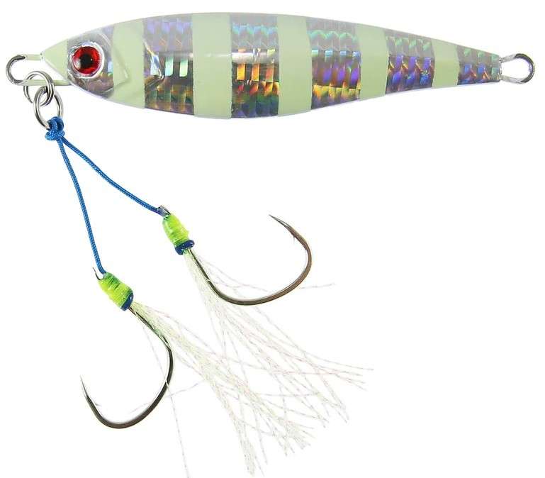 JIGGING WORLD Giko Jig - 100g - Glow Zebra