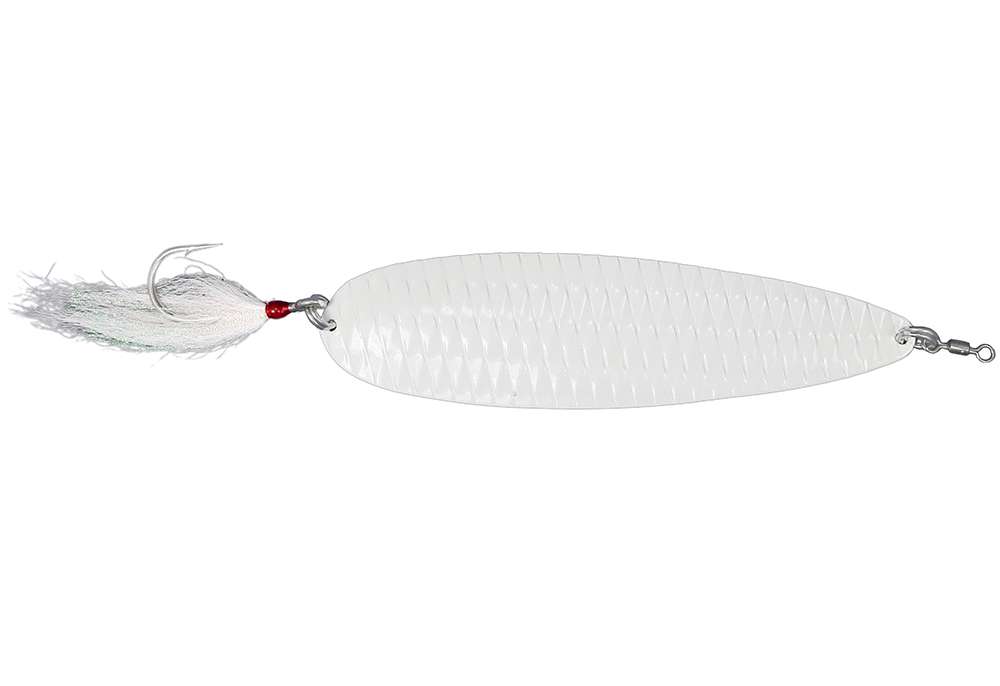 JIGGING WORLD Jigging Flutter Spoon - 7.5in - 3.5oz - Bone