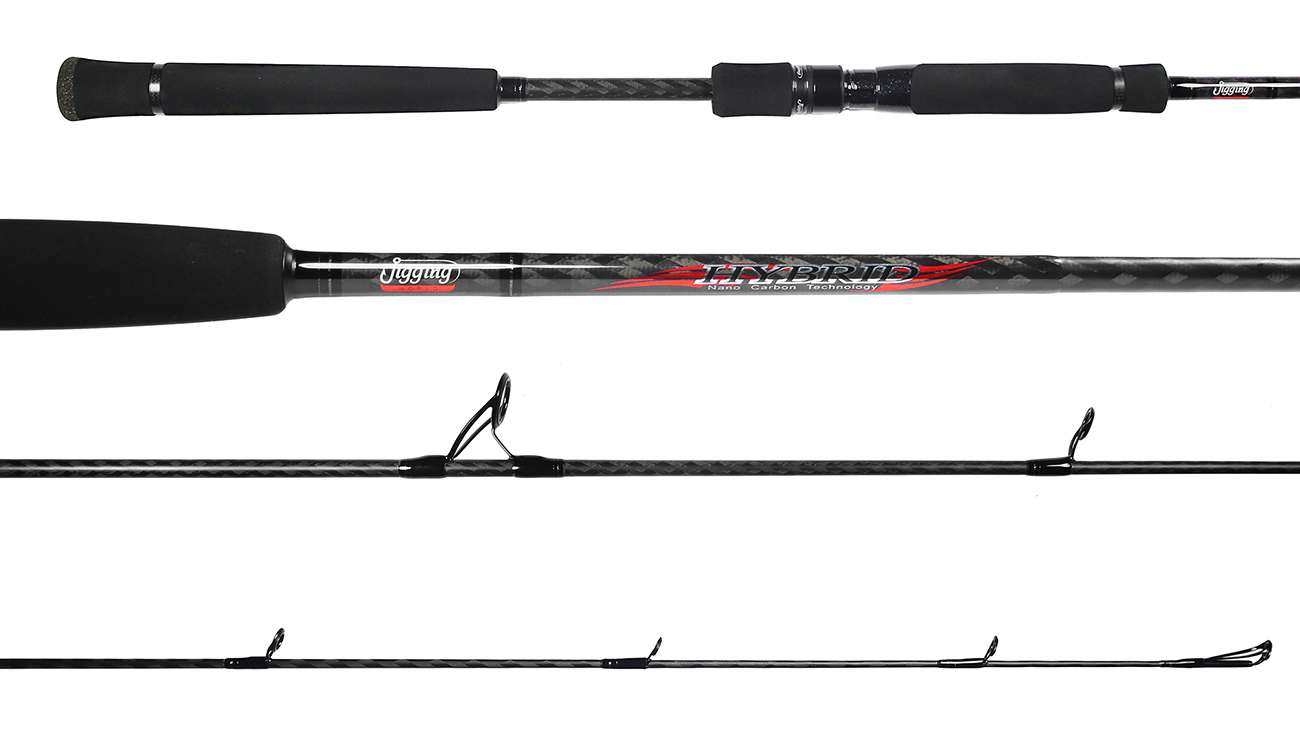 JIGGING WORLD Hybrid Nano Carbon Spinning Rod - JW-HYB701S-H