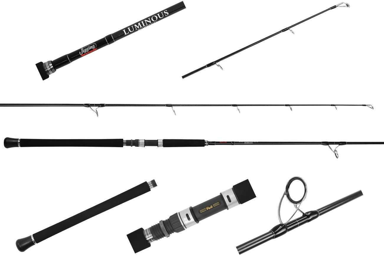 JIGGING WORLD Luminous Popping Spinning Rod - JW-LUP742S-M