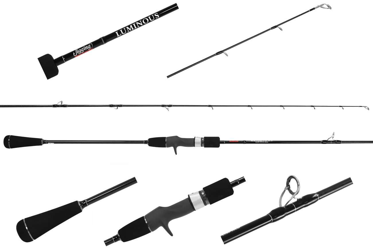 JIGGING WORLD Luminous Slow Jigging Casting Rod - JW-LUS651C-M