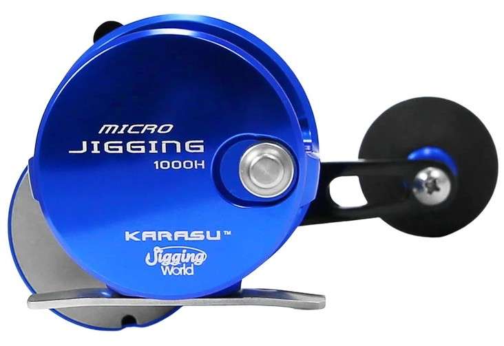 JIGGING WORLD Micro Jigging LD Conventional Reel - JW-MICRO-BLBKL