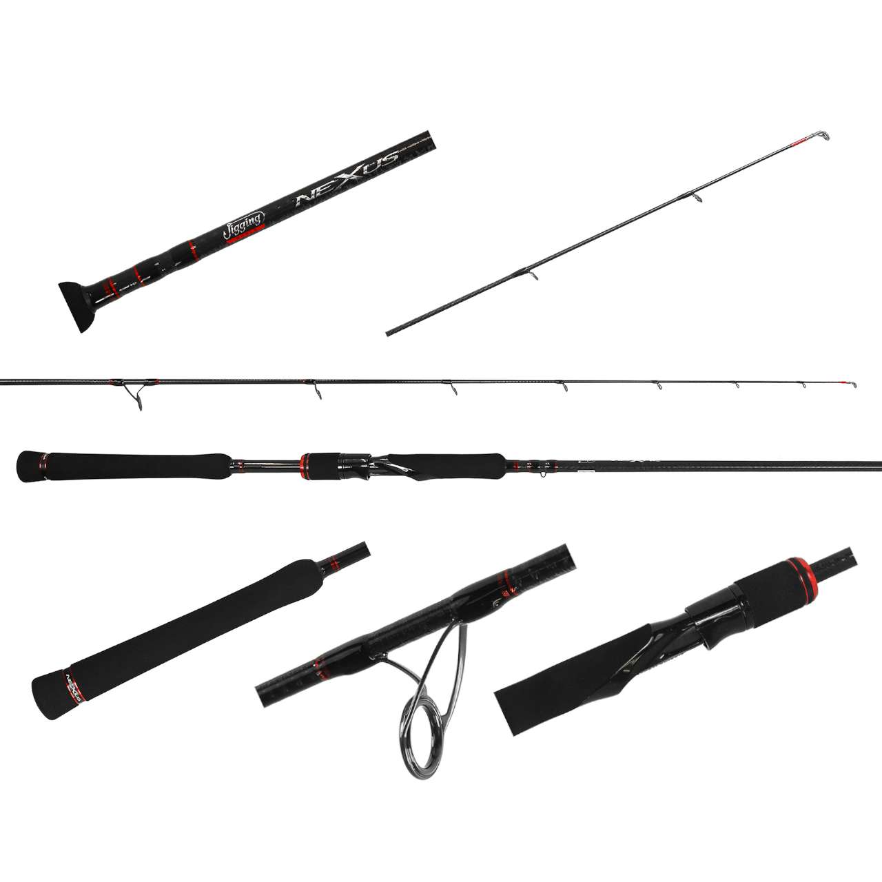 JIGGING WORLD Nexus 2.0 Spinning Rod - JW-NEX701S-H