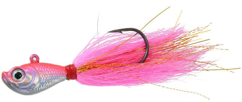 JIGGING WORLD Premium Bucktail V2 Jig - 1oz - Pink