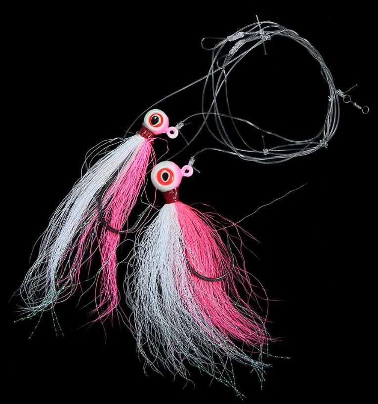 JIGGING WORLD BuckEye Hi-Lo Rig - Pink