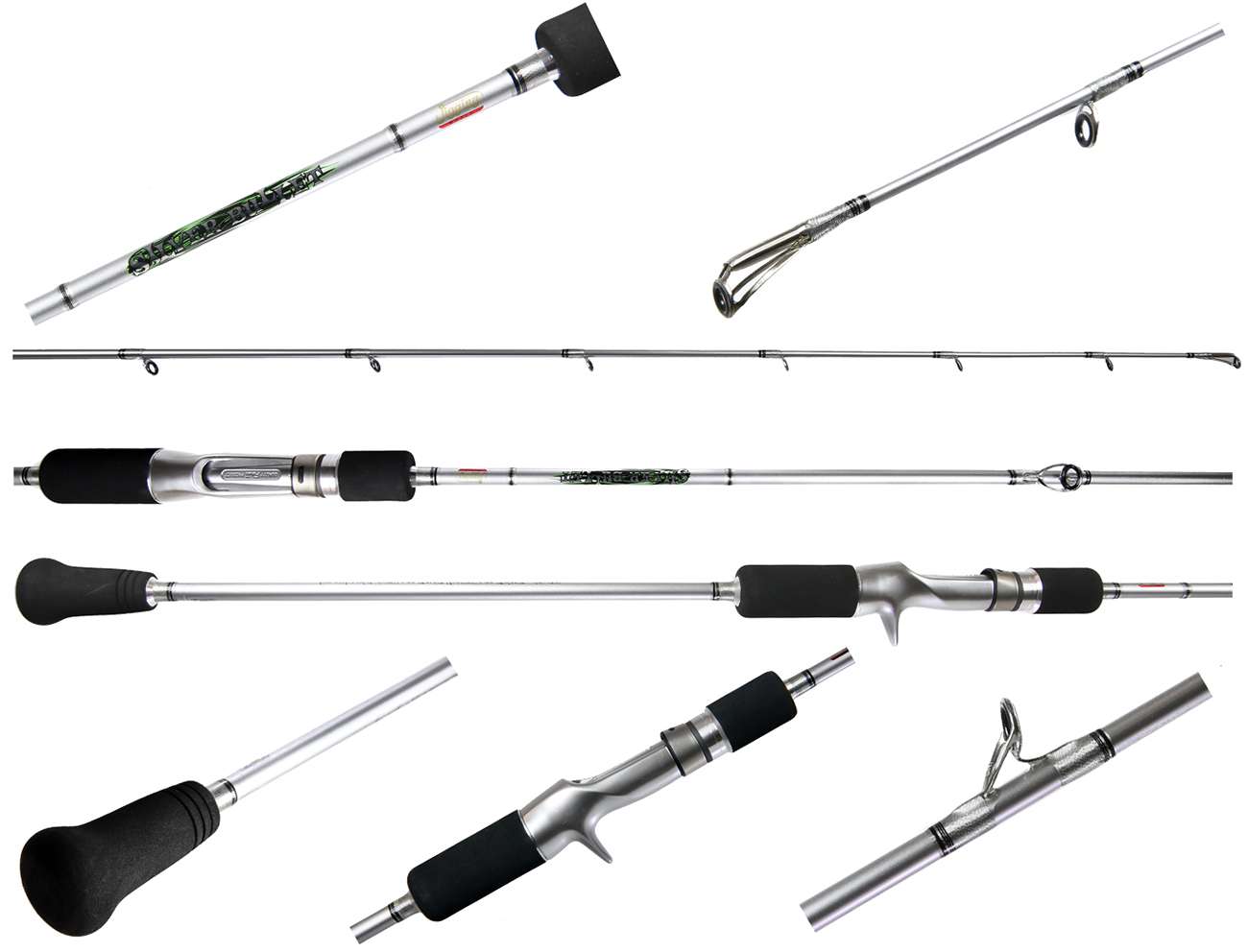 JIGGING WORLD Silver Bullet Slow Pitch Casting Rod - JW-SBC100