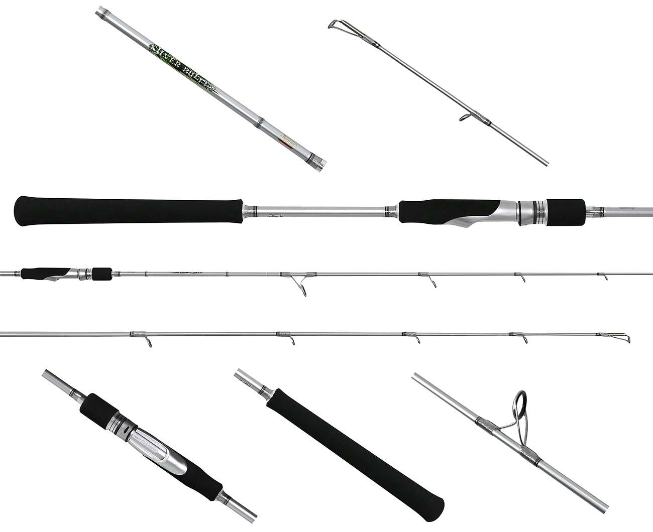 JIGGING WORLD Silver Bullet Slow Pitch Spinning Rod - JW-SBS200