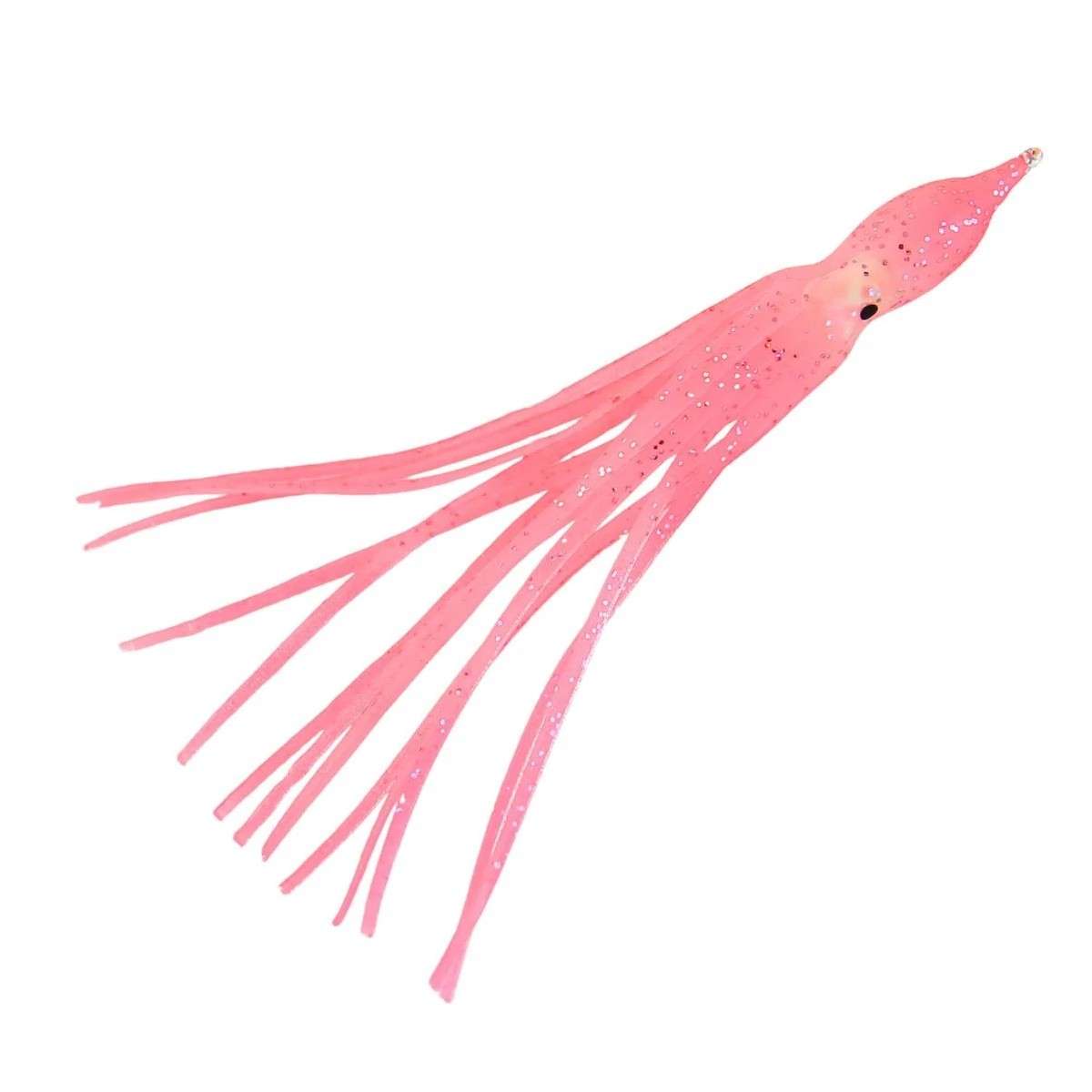 JIGGING WORLD Squid Teaser - 4in - Pink/Glow