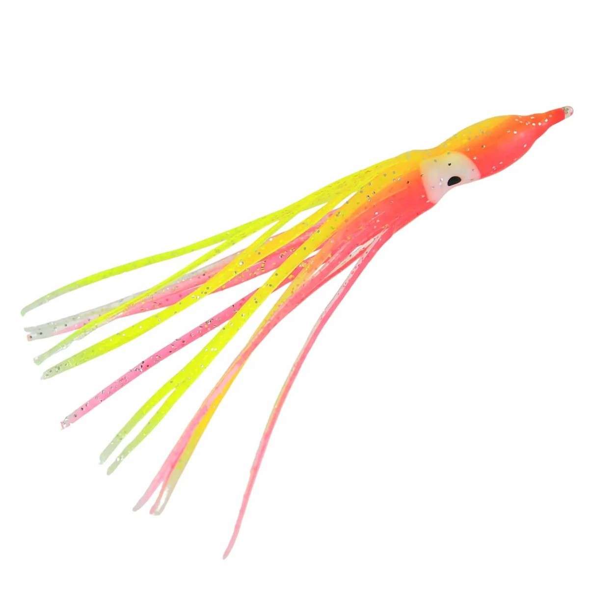 JIGGING WORLD Squid Teaser - 4in - Pink/Yellow