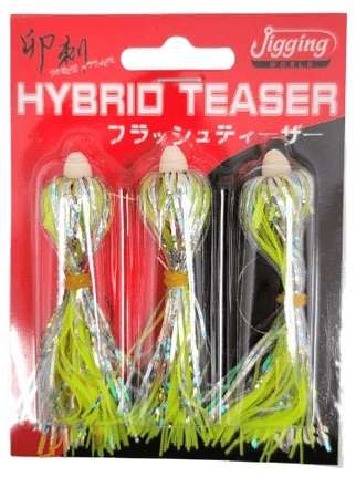 JIGGING WORLD Hybrid Teaser - Chartreuse