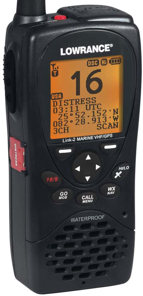 af gammelklog Lydighed Lowrance 000-10782-001 Link-2 VHf/ GPS Handheld Radio - TackleDirect
