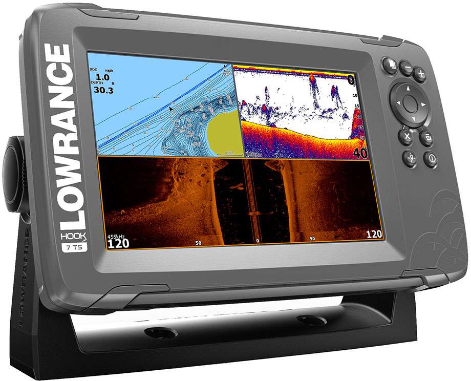 Lowrance HOOK2-7 7in Combo w/ TripleShot and US Inland Charts