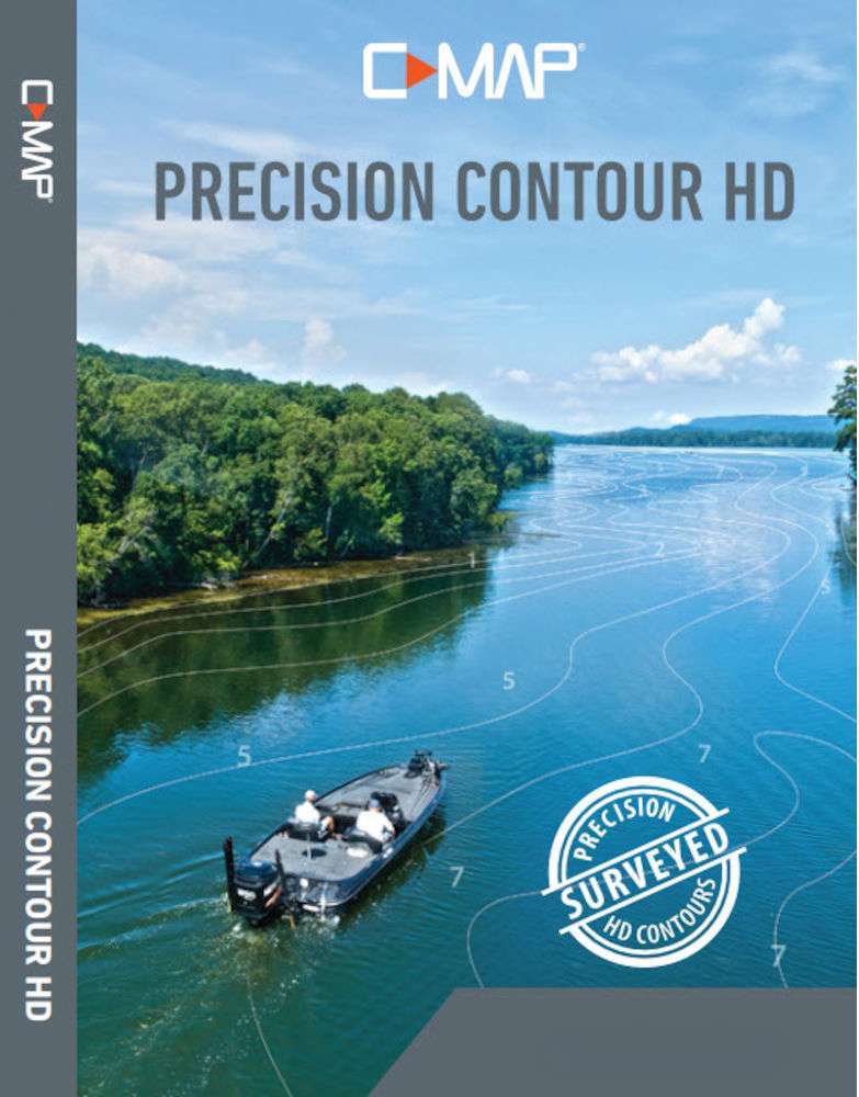 Lowrance C-MAP Precision Contour HD Charts - TackleDirect