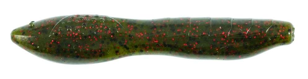 MISSILE BAITS Bomba Worm - 3.5in - Watermelon Red