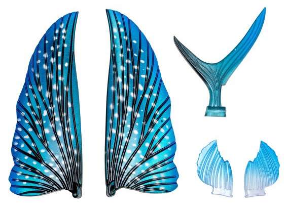 NOMAD DESIGN s Flying Fish 200 Wing Pack - Cosmic Chrome