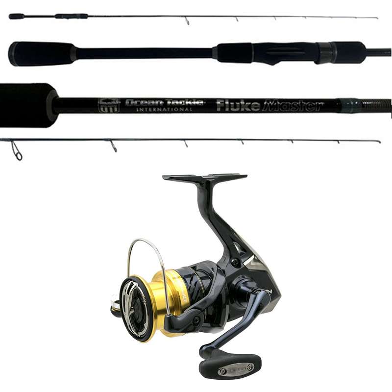 Shimano Spheros SW SP3000XGSW Inshore / OTI Fluke Master FM581MHS Spinning Combo - TackleDirect Shimano Spheros SW SP3000XGSW Inshore / OTI Fluke Master FM581MHS Spinning Combo - TackleDirect