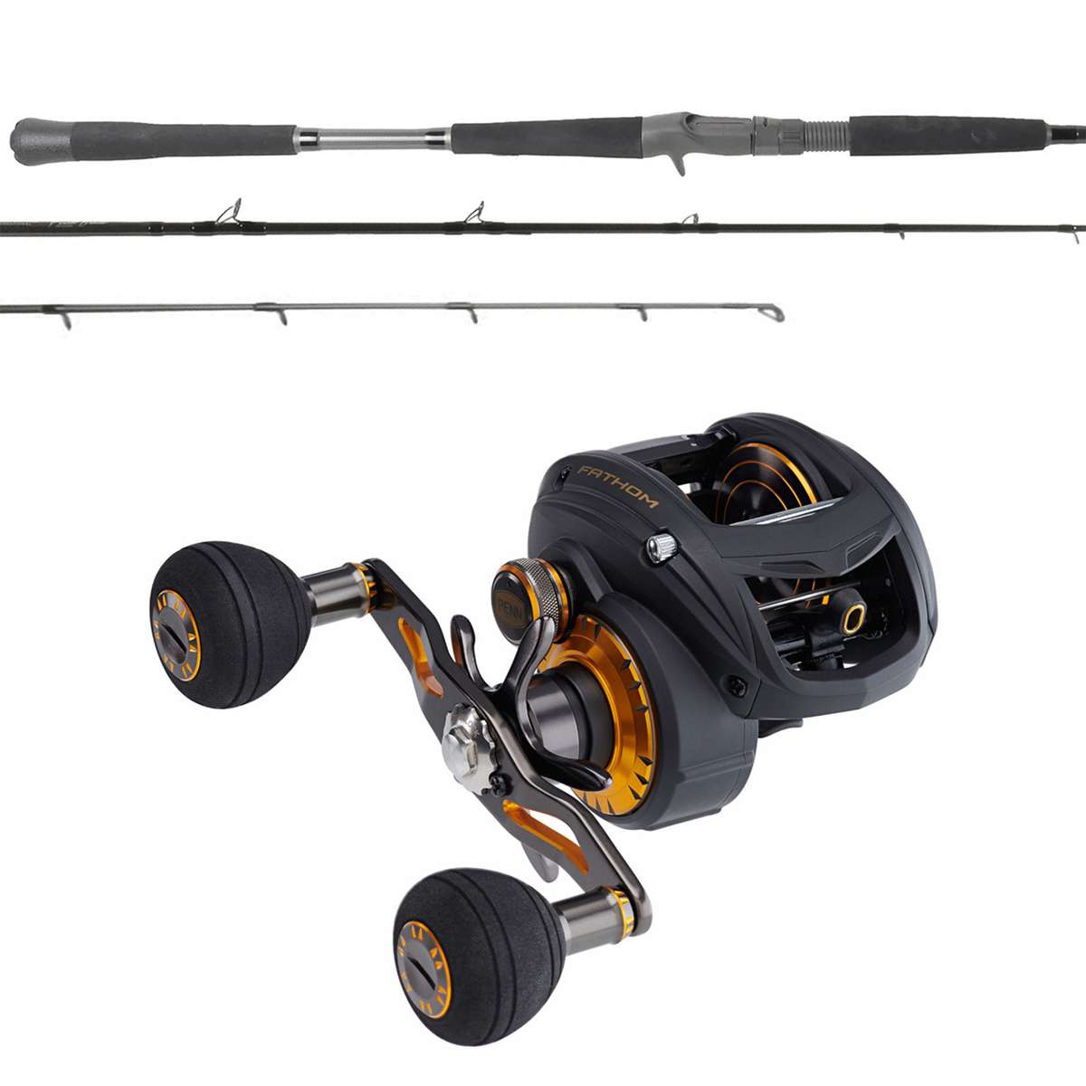 Penn Fathom FTH400LPLH Low Profile / OTI-PBI701HFA Pitch Black