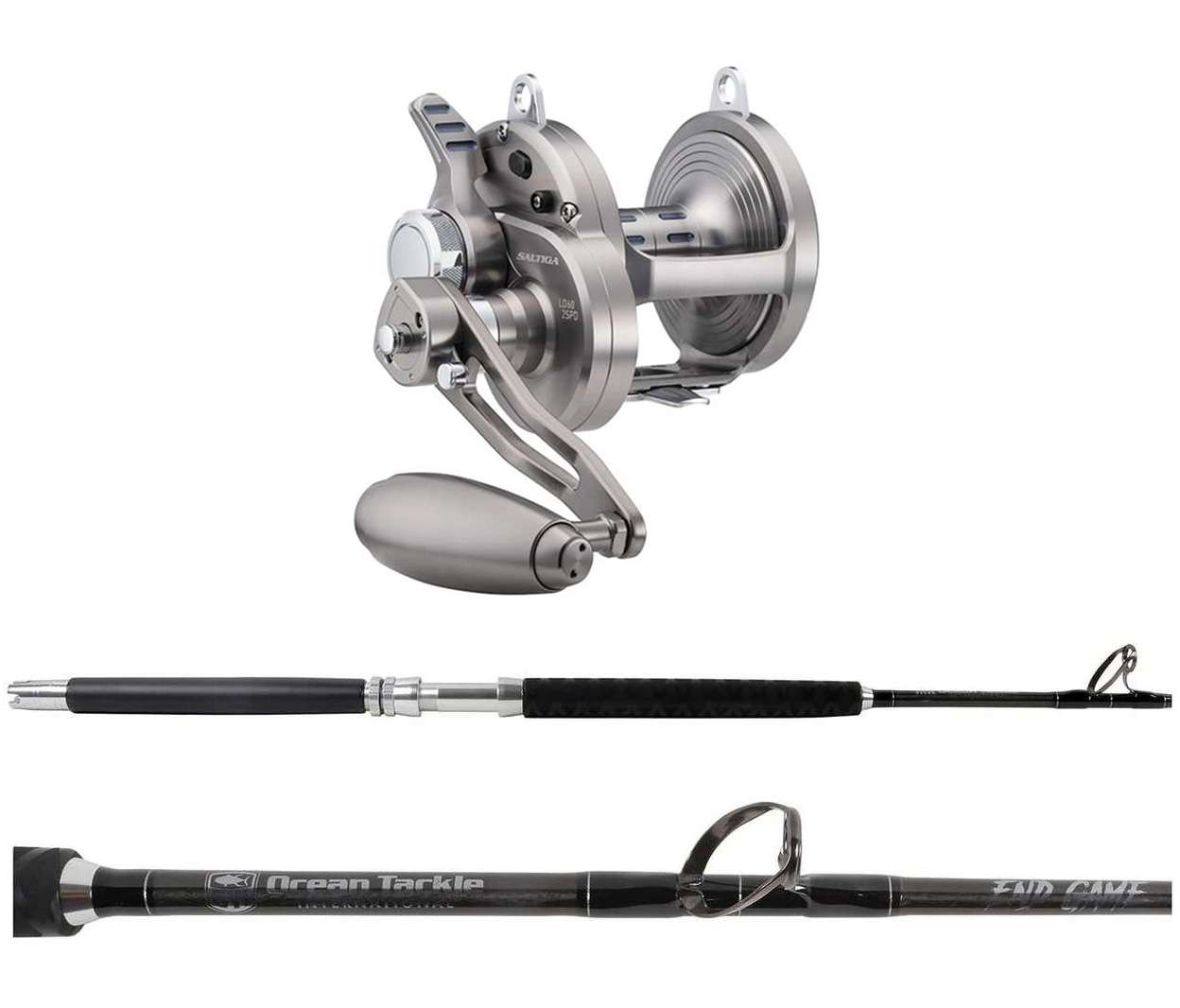 OCEAN TACKLE INTERNATIONAL OTI OTI-EGS62040M End Game Standup/Daiwa SAGLD50-2SPD Saltiga LD Combo