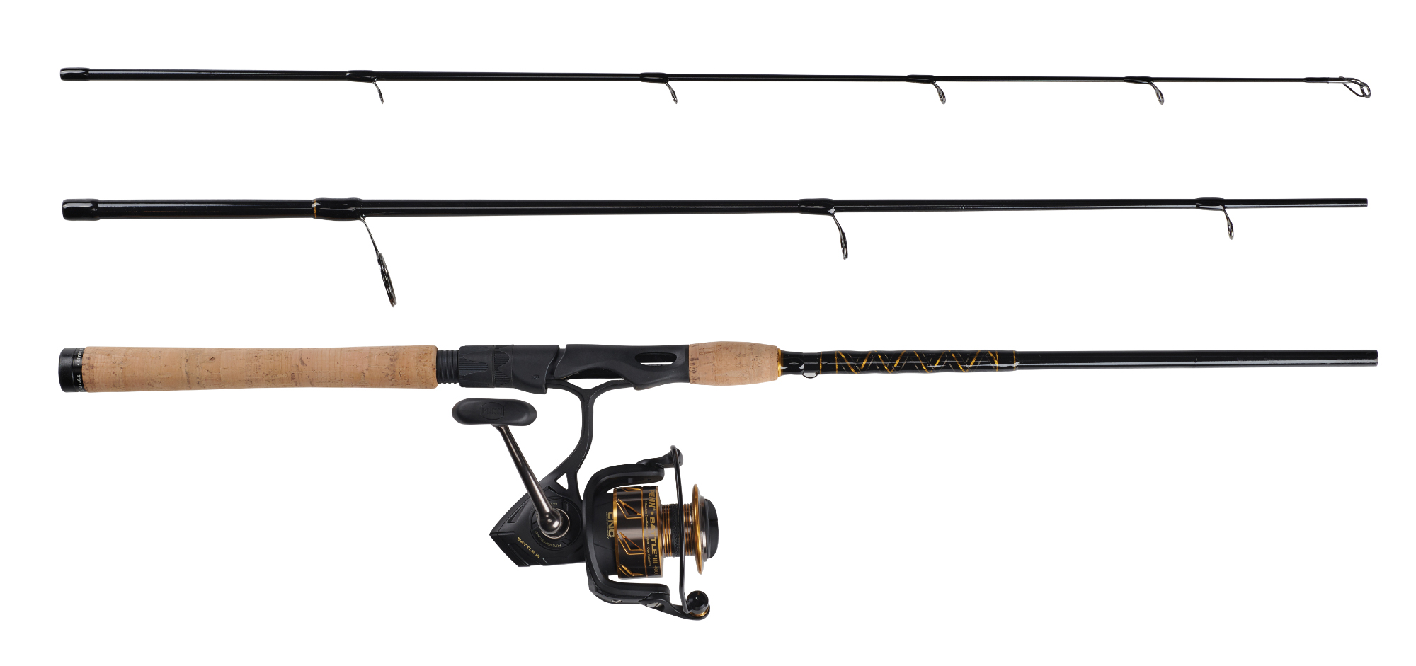 Penn BTLIII4000703MTRVL Battle III Travel Combo - TackleDirect