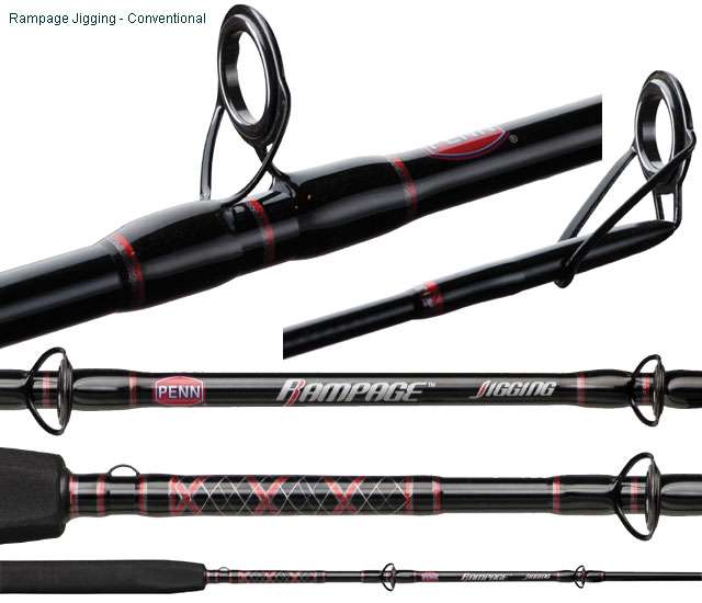 Penn Rampage Boat Rods - TackleDirect