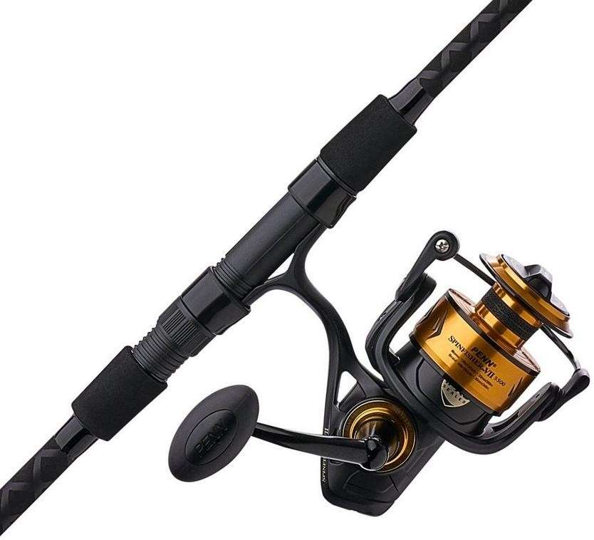 tsunami airwave surf spinning rod 2pc Tsunami TSAWESS-1202XXH Airwave Elite Surf Spinning Rod
