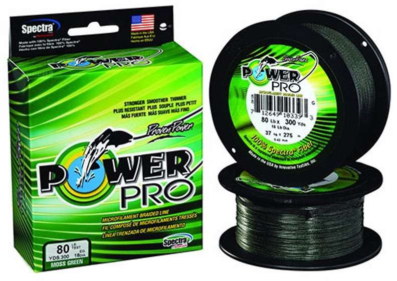 PowerPro Braided Spectra Fishing Line - Moss Green