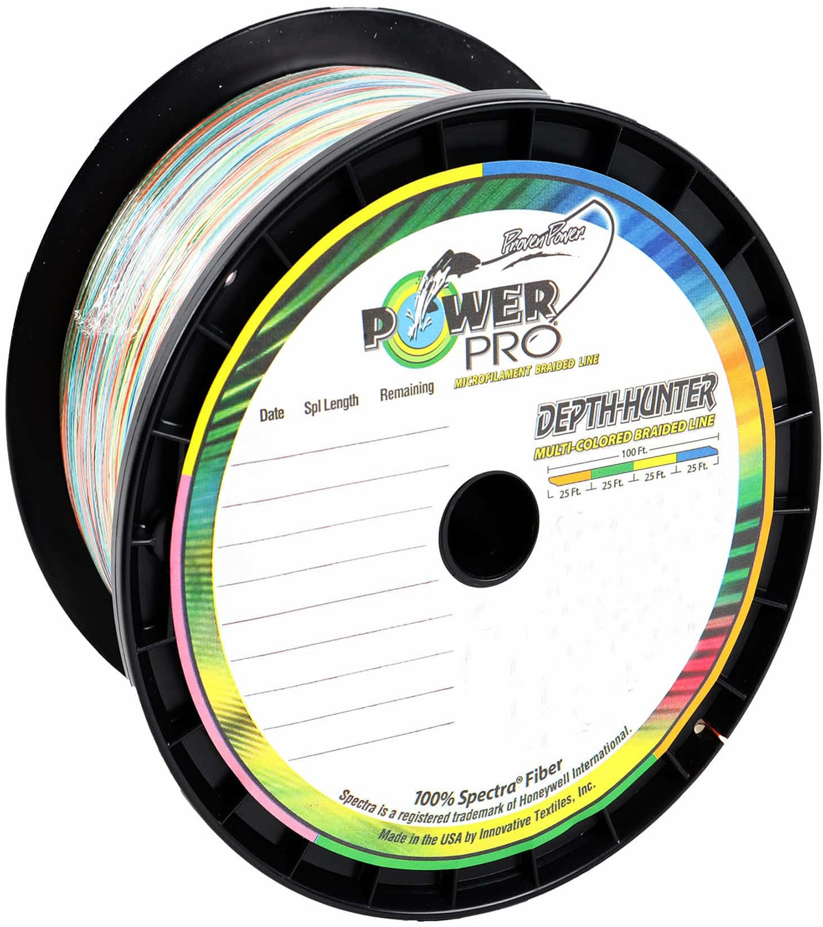 HUNTER multi-colour braid VARIETY SIZES    150 METERS Shimanno Power Pro DEPTH 