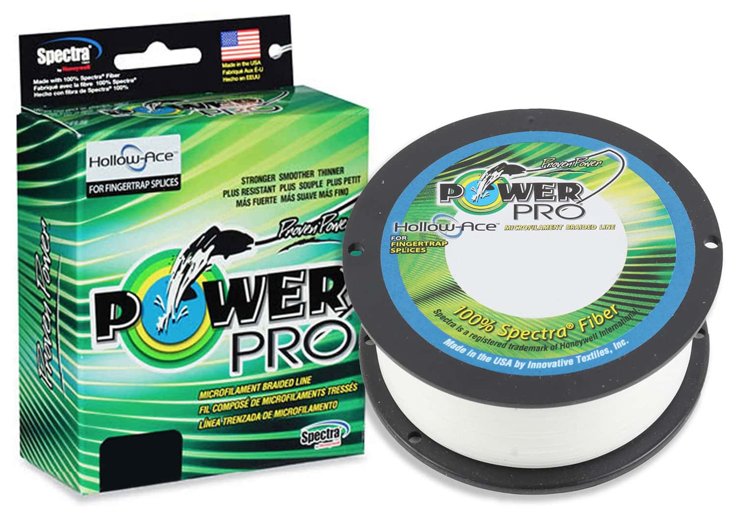 PowerPro Hollow Ace Braided Line - White - yds. - 40 lb. - 21100400500 White