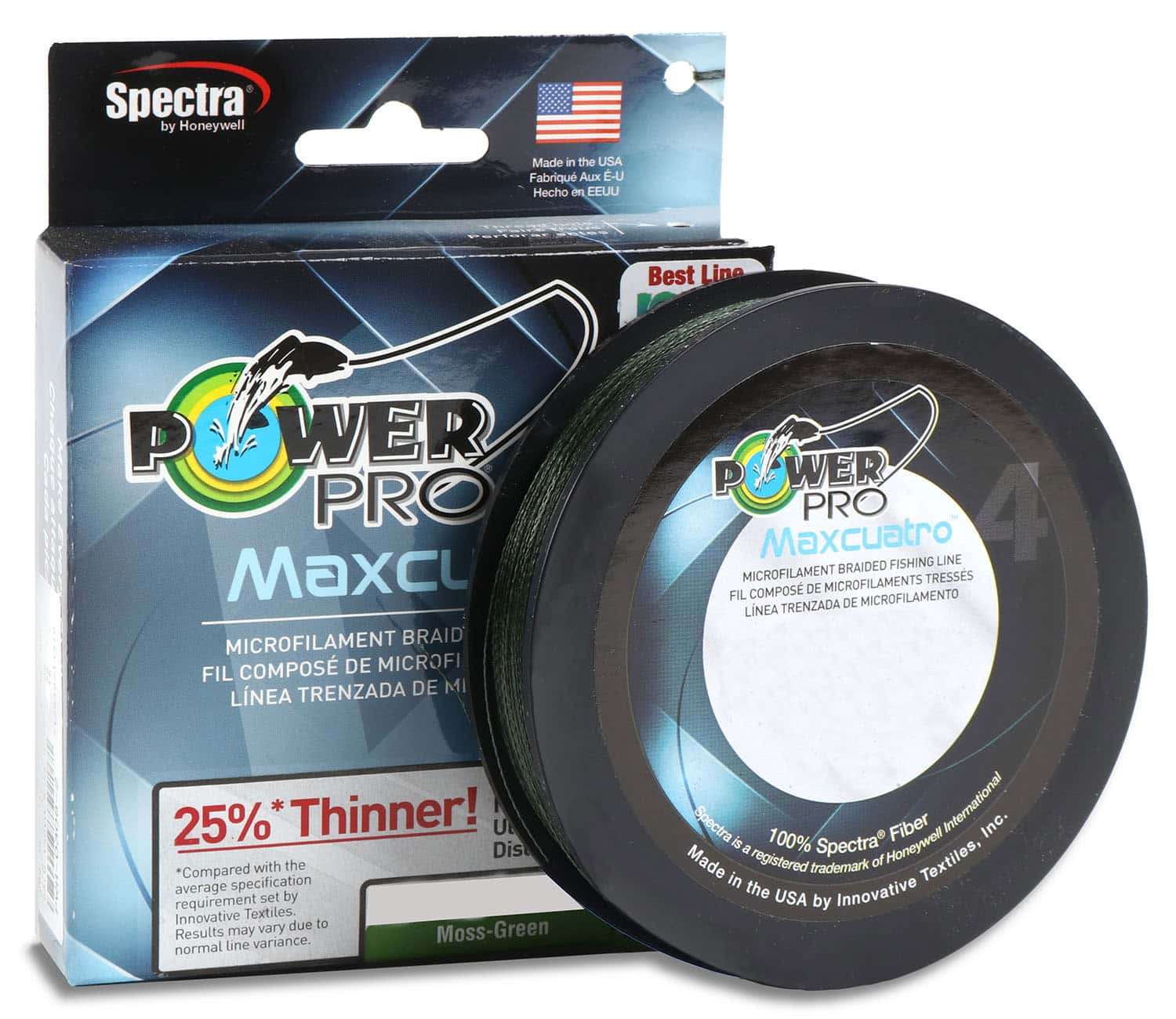 Power Pro Spectra Fiber Braided Fishing Line Moss Green 50lb 150yd New