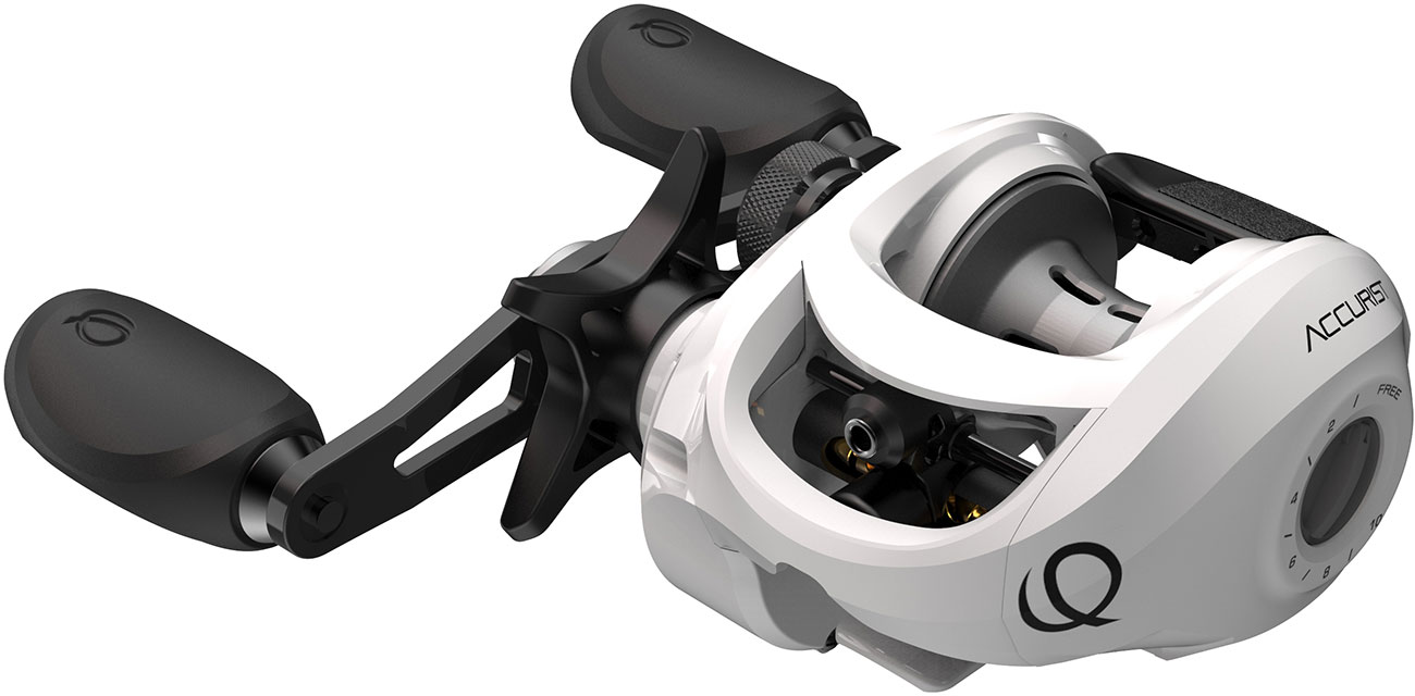 Photos - Other for Fishing Quantum Accurist 100SZ Baitcast Reel - White - Right-Hand AT100HPTA.BX2 