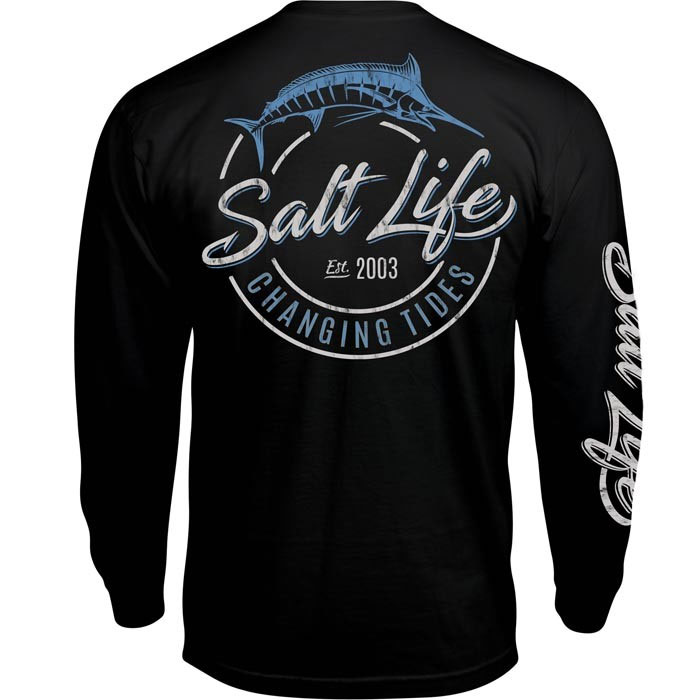 Salt Life Changing Tides Long Sleeve T-Shirts - TackleDirect