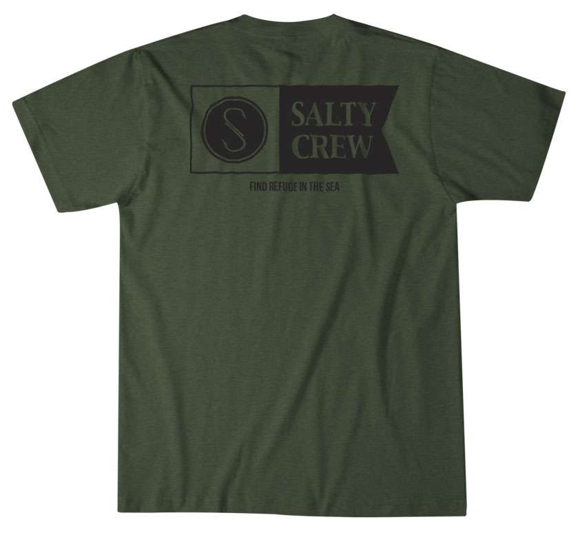 Salty Crew Alpha Refuge Short Sleeve T-Shirt M - TackleDirect