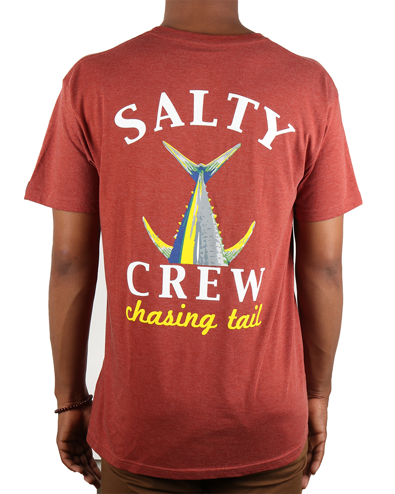 Salty Crew Chasing Tail SS T-Shirt - Spiced Heather - 2XL