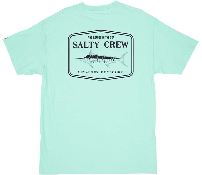 Salty Crew Stealth Short Sleeve T-Shirt - Sea Foam - XL - TackleDirect