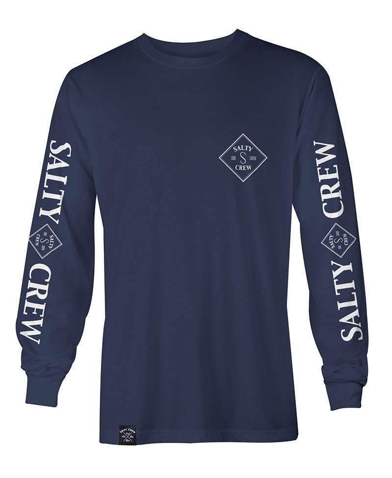 Salty Crew Tippet Long Sleeve T-Shirt Navy - 2X-Large