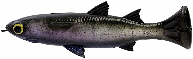 SAVAGE GEAR Pulse Tail Mullet LB Swimbait - 5in - Dark Mullet