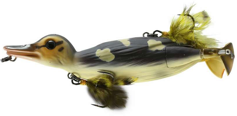 3/4oz 3D 2-pack Top Water Ducks Compare to Savage Gear 5inch Suicide Duck 