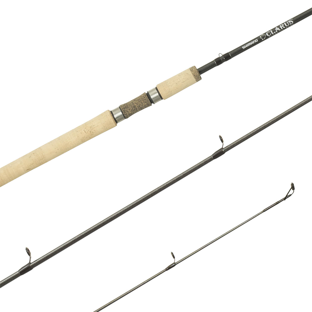 Shimano Clarus 9'6" Salmon Steelhead Spinning Fishing Rod 2pc Medium CSS96M2D 