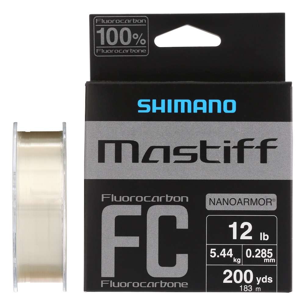 SHIMANO Mastiff FC Fluorocarbon Line - 12lb - 200yds