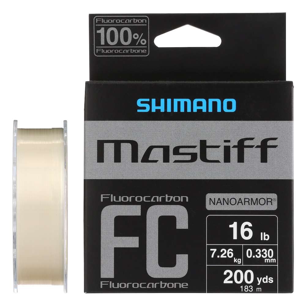 SHIMANO Mastiff FC Fluorocarbon Line - 16lb - 200yds