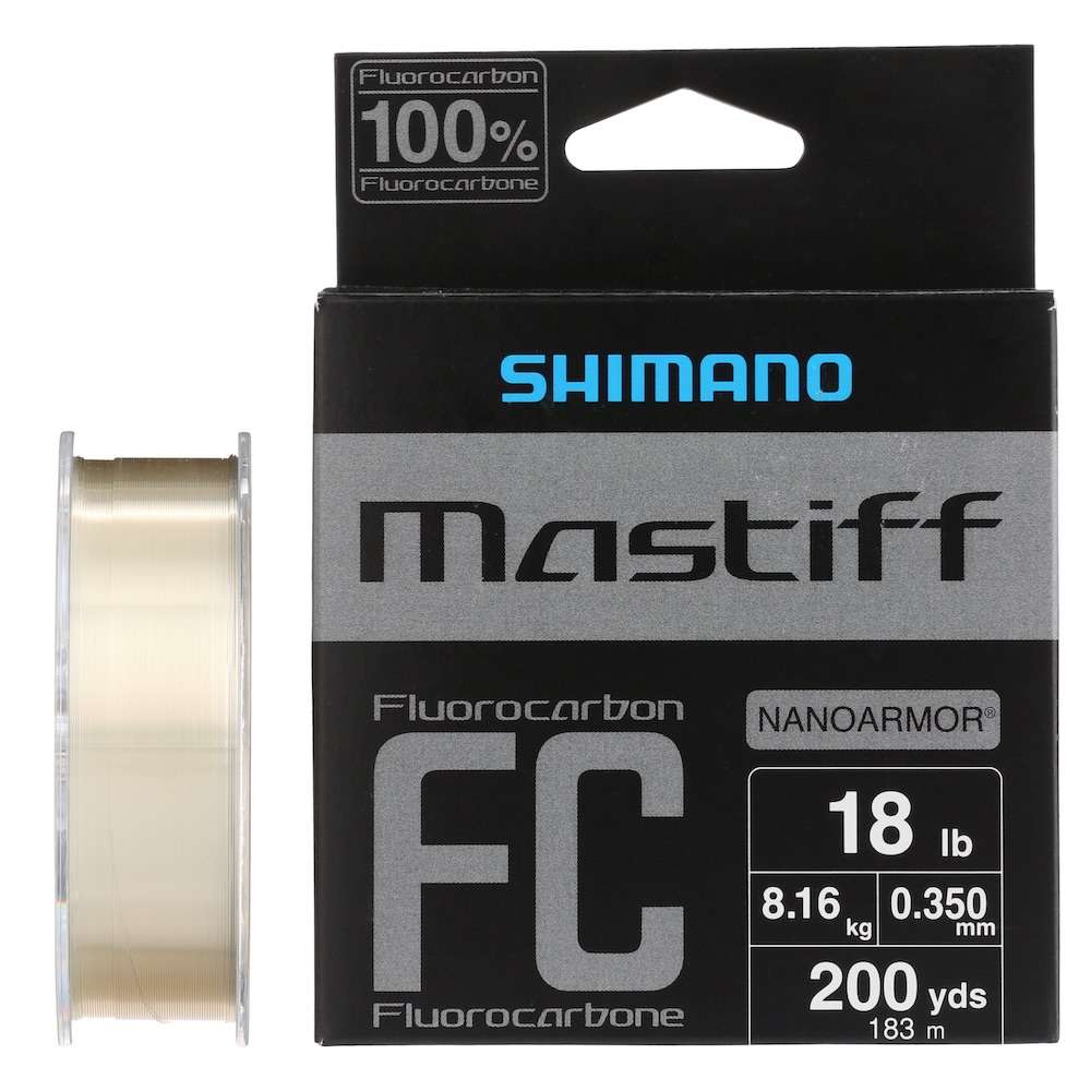 SHIMANO Mastiff FC Fluorocarbon Line - 18lb - 200yds