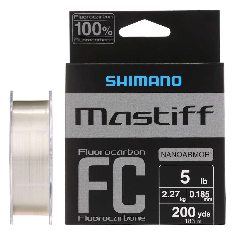 SHIMANO Mastiff FC Fluorocarbon Line - 5lb - 200yds