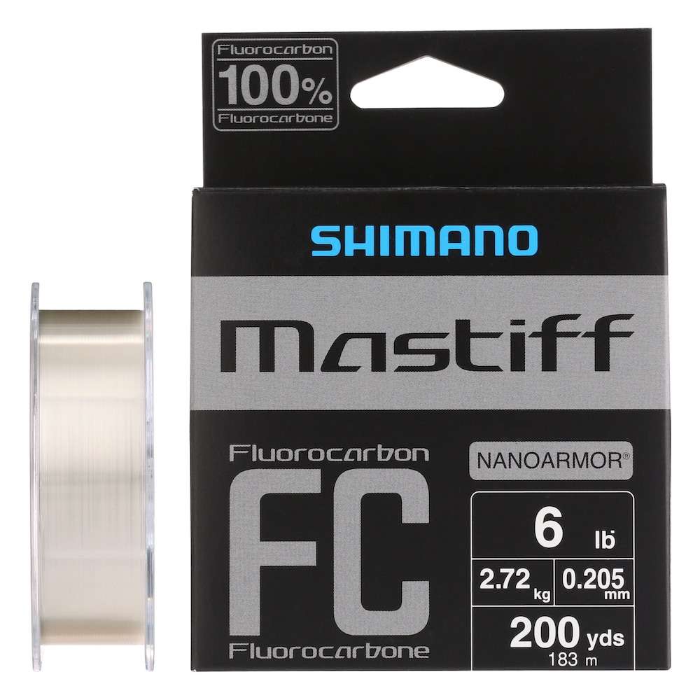 SHIMANO Mastiff FC Fluorocarbon Line - 6lb - 200yds