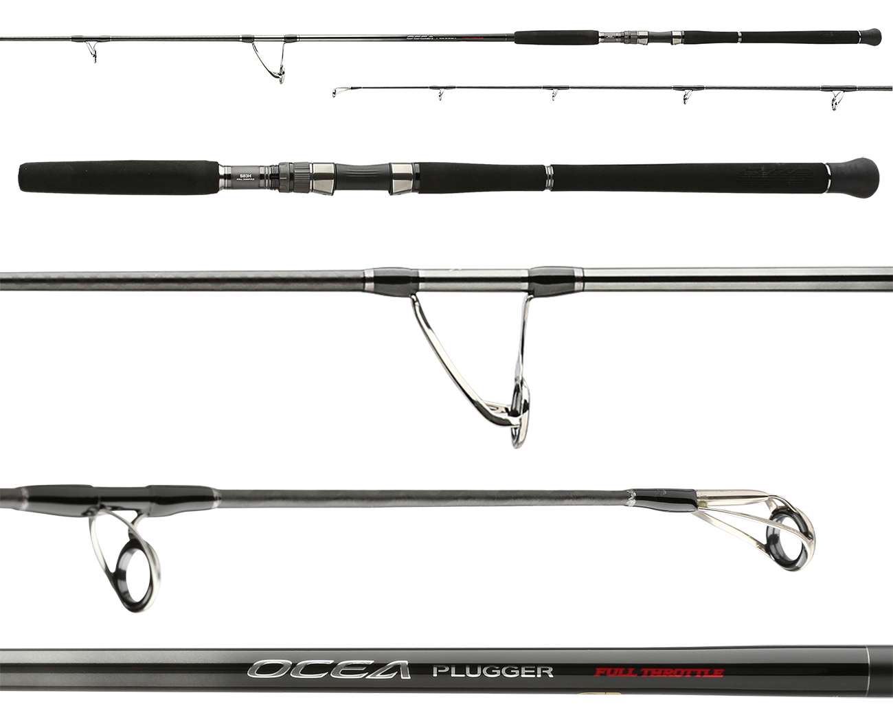 【良品】シマノ OCEA PLUGGER FULL THROTTLE S83H Shimano Ocea Plugger Full Throttle A Spinning Rods